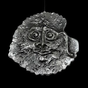 Don Drumm Green Man Motif Leaf Wall Hanging